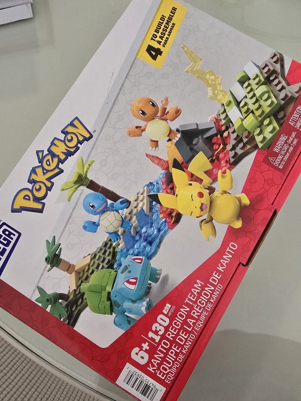 MEGA Pokemon Building Set Kanto Region